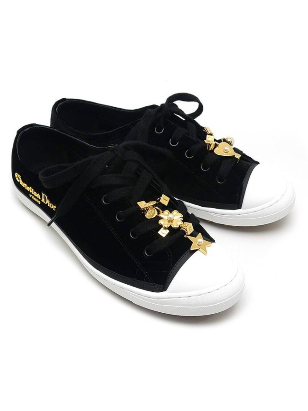 Dior Lucky Sneakers Velour Black
